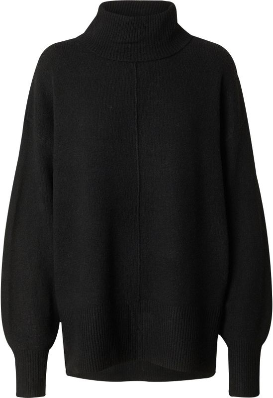 Gebreide Trui - Zwart - 65% Gerecycled Polyester - Losse Pasvorm