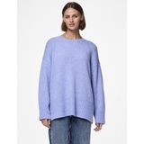 Oversized Gebreide Trui - Geribde Ronde Hals - Lange Mouwen - Gerecycled Polyester