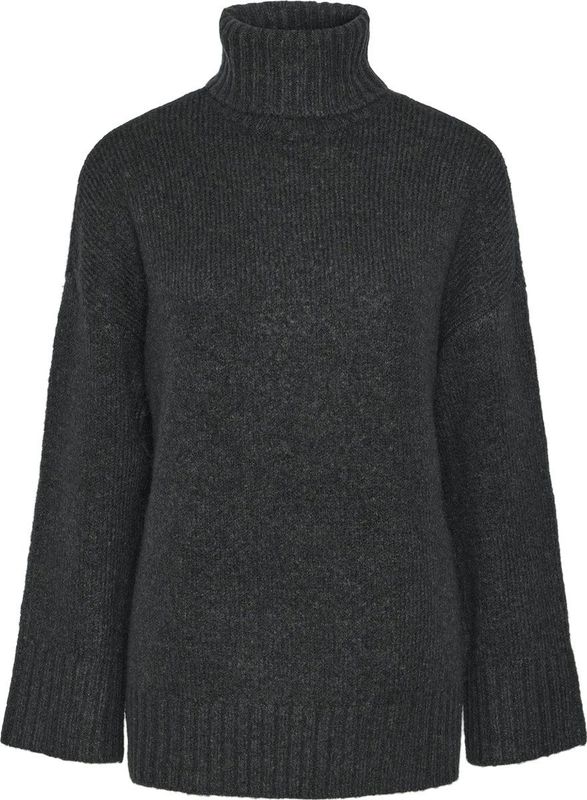 Gebreide Trui - Rolkraag - Lange Mouwen - Oversized - Gerecycled Polyester