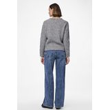 Gebreide Trui - Ronde Hals - Lange Mouwen - Grijs - 50% Gerecycled Polyester