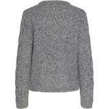 Gebreide Trui - Ronde Hals - Lange Mouwen - Grijs - 50% Gerecycled Polyester