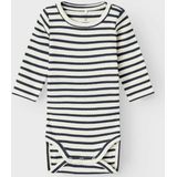 Romper - Lange Mouwen - Ribgebreid - Verticaal Gestreept