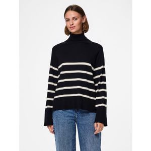 Knitwear - Gestreept - Losse Pasvorm - Lange Mouwen - Col
