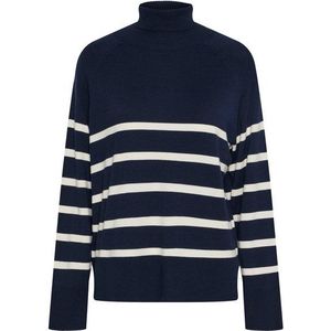 Sky Captain - Coltrui - Stripes - Wit - Viscose/Polyester/Polyamide