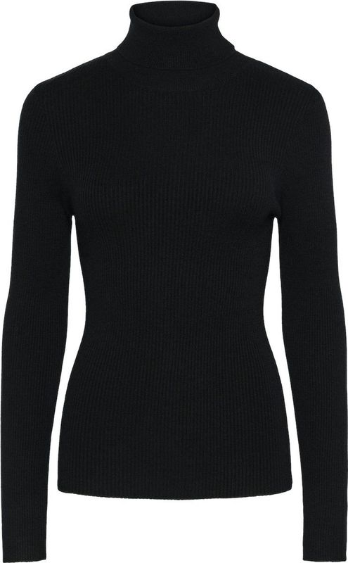 pieces - PCMIRA LS ROLLNECK KNIT NOOS - Coltrui - Zwart
