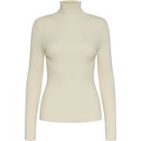 PIECES - Trui - Ecru - Aansluitende Pasvorm - Lange Mouw