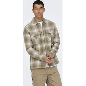 Overhemd - Blauw - Geweven Stof - Regular Fit