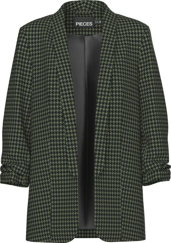 Pieces Boss Printed Blazer Groen Vrouw