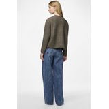 Pieces - Silly - Cardigan - Zwart - 50% Gerecycled Polyester, 40% Polyester, 5% Elastaan, 5% Wol