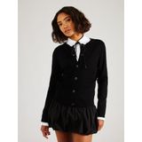 Cardigan - Gebreid - Blauw - 70% LENZING™ ECOVERO™ Viscose