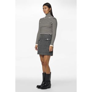 PIECES Pcnua Hw Short Boucle Rok Pa, dark grey melange, XS