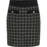 PIECES - Pcnilja Hw Pa Bc - Gebreide Rok - Zwart