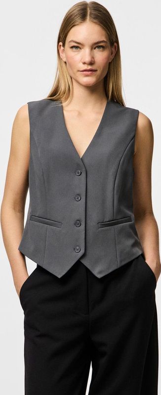 Gilet - Magneet - Web - Paspelzakken - Knoopsluiting - V-hals