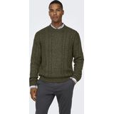 Onsfletcher - Gebreide Pullover - Ronde Hals - Lange Mouwen - Regular Fit