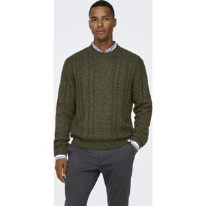 Onsfletcher - Gebreide Pullover - Ronde Hals - Lange Mouwen - Regular Fit