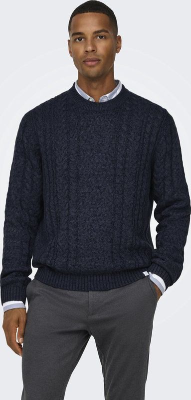 Onsfletcher - Gebreide Pullover - Ronde Hals - Lange Mouwen - Regular Fit