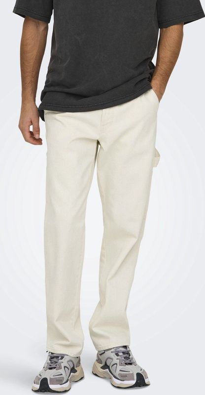 Only&sons - Onsedge Straight Car Ecru1088pimdnm Noos - Heren - Jeans