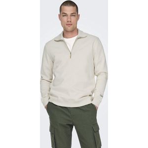 Only&sons - Onsriley Reg 1/4 Zip High Neck Swt Vd - Heren - Sweaters