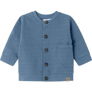 Name It baby jongens vest LULAR Coronet Blue Regular Fit