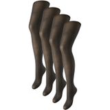Pieces - PCNEW NIKOLINE - Panty - Zwart - 20 Denier - 4-Pack