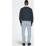 Only & Sons Jeans Onsedge Straight Car Lb 1087tai Dnm 22031087 Light Blue Denim Mannen