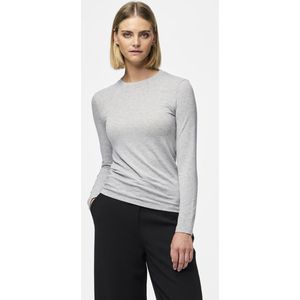 Light Grey Melange - Longsleeve - Jersey - Regular Fit