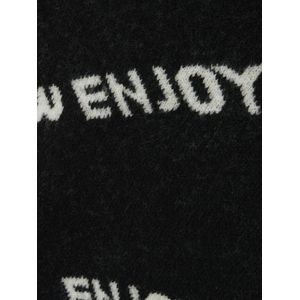 Gebreide Trui - O-hals - Lange Mouwen - Geribbelde Manchetten - Kort - Regular Fit