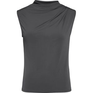 PIECES Dames Pcmadison Sl Draped Noos Bc Top, magnet, M