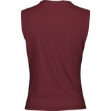 Gedrapeerde Mouwloze Top - Hoge Kraag - Plooien Bij Schouders - Slim Fit - Gerecycled Polyester