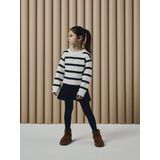 Name It kids meisjes trui NILLA Jet Stream w. black stripes Regular Fit