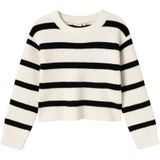 Name It kids meisjes trui NILLA Jet Stream w. black stripes Regular Fit