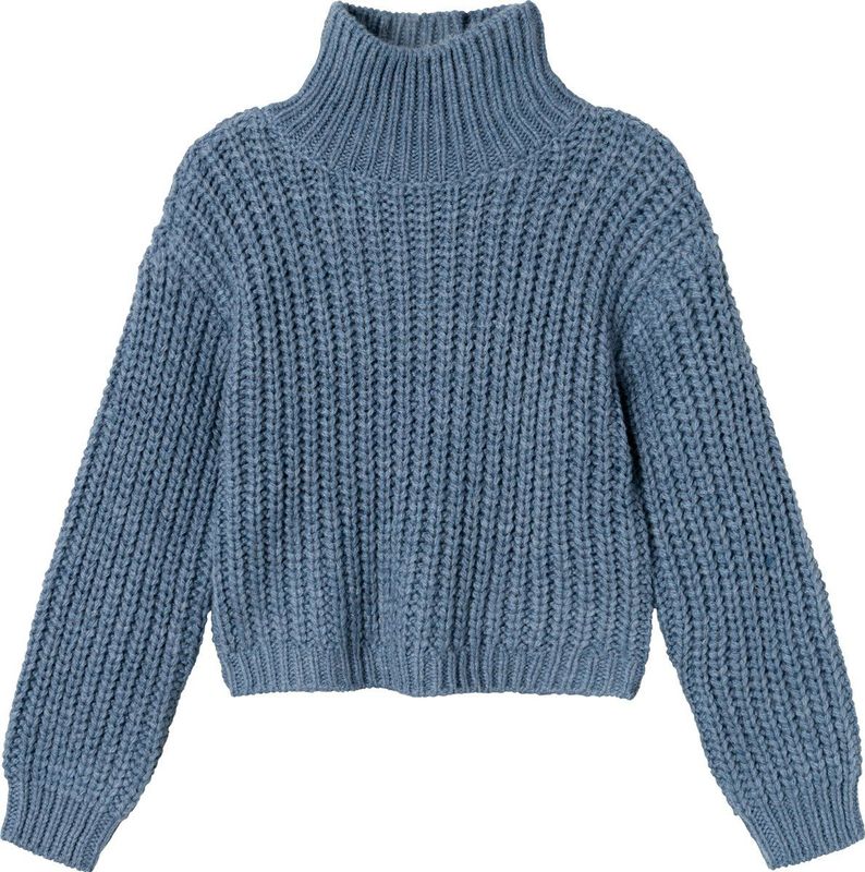 NAME IT - NKFOSALLY LS SHORT KNIT - Gebreide Pullover - Meisjes - Kort