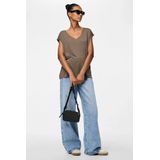 Pieces - Pcbillo Tee Lurex Stripes Jrs Noos Bc - Dames - t-Shirts