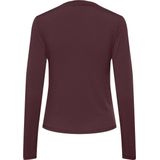 Pieces - Pcmadison Ls Draped Top Jrs Noos Bc - Dames - Blouses