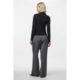 Pieces T-shirt Pcmadison Ls Draped Top Jrs Noos Bc 17153519 Black Dames