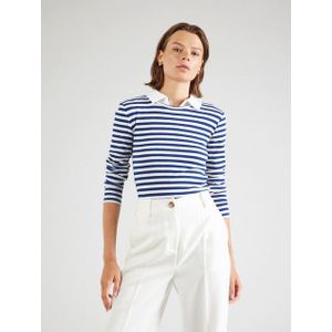 Pcruka Ls Top Noos Bc, Blue Bellwether - Strepen: Cloud Dancer, XS, Blauw Bellwether - Strepen: Cloud Dancer