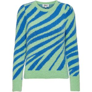 Only Trui Onlpiumo Ls Jq O-neck Cs Knt 15334634 Absinthe Green/directoire Dames