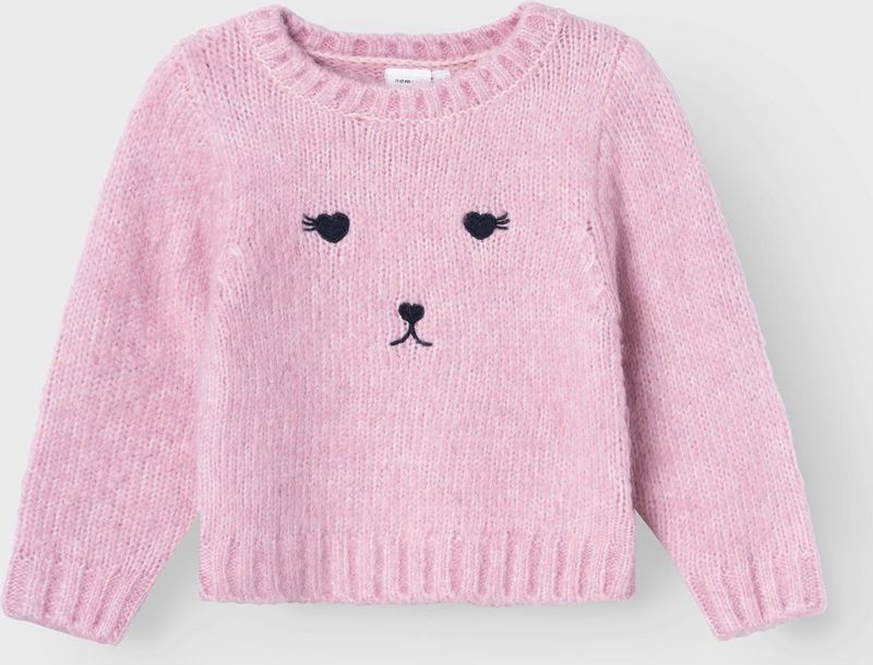 Name it - Nmfobibi Ls Knit - Meisjes - Truien