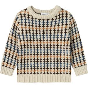 Nominated Trui - Geribbelde Kraag - Ronde Hals - Lange Mouwen