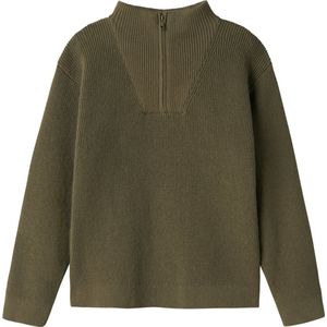 Cardigan Stitch - Gebreide Trui - Grijs - Regular Fit
