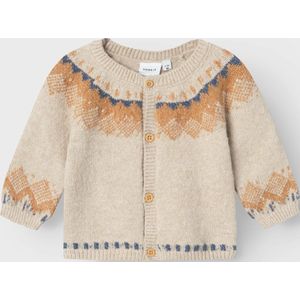 Name It Cardigan - Gebreid - NbmOnor - Peyote Melange - Name It - 50 - Cardigan