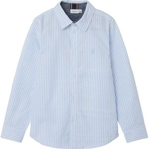 Overhemden - Langarm Hemd - Wit - 100% Katoen - Regular Fit