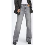 Only Jeans Onljuicy Hw Wide Leg Rea707 Dnm Noo 15334821 Medium Grey Denim Dames