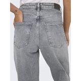 Only Jeans Onljuicy Hw Wide Leg Rea707 Dnm Noo 15334821 Medium Grey Denim Dames