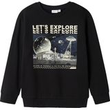 Name it - Nkmnylyden Ls Nreg Sweat Bru - Jongens - Sweaters