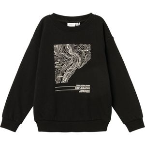 Name it - Nkmnefiks Ls Rlx Sweat Bru - Jongens - Sweaters