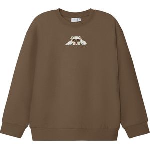 Name it - Nkmnakrave Ls Rlx Sweat Bru - Jongens - Sweaters