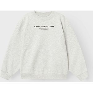 Name it - Nkfnakonni Ls Rlx Sweat Bru - Meisjes - Sweaters
