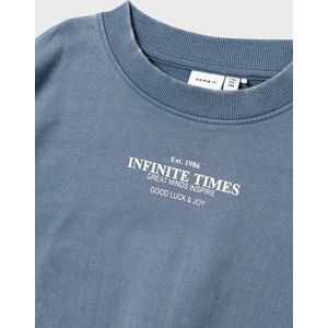 Name it - Nkfotylle Ls Short Nreg Sweat Bru - Meisjes - Sweaters