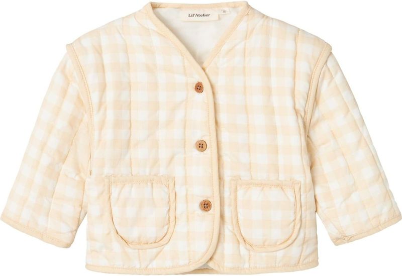 Geruite Gewatteerde Jas